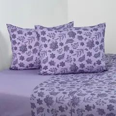 AMERICAN FAMILY - Sábana 144 Hilos Lavande