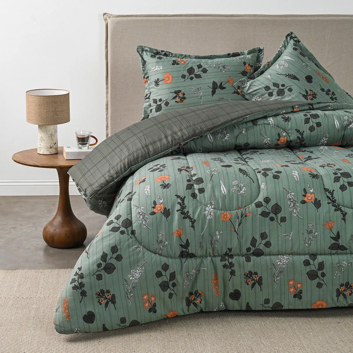 CANNON - Plumón Estampado Reversible Pradela Cannon