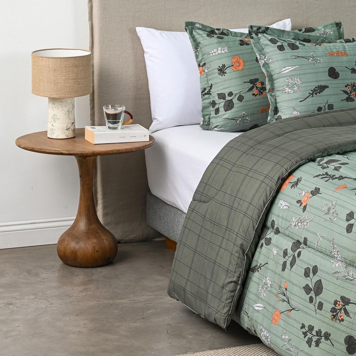 CANNON - Plumón Estampado Reversible Pradela Cannon