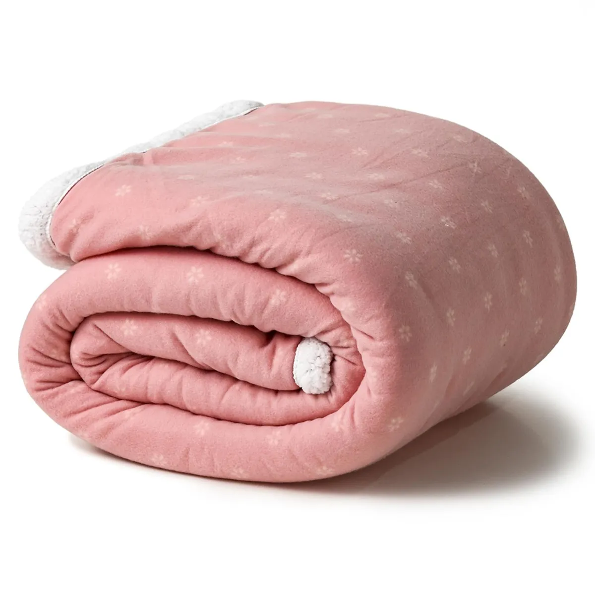 AMERICAN FAMILY - Frazada Polar Sherpa Estampada Live American Family