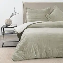 undefined - Plumón Sherpa King Stripe Beige Cannon Elements And Co