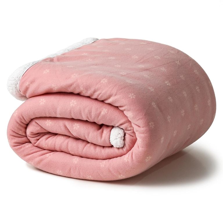 AMERICAN FAMILY Frazada Polar Sherpa Estampada Live