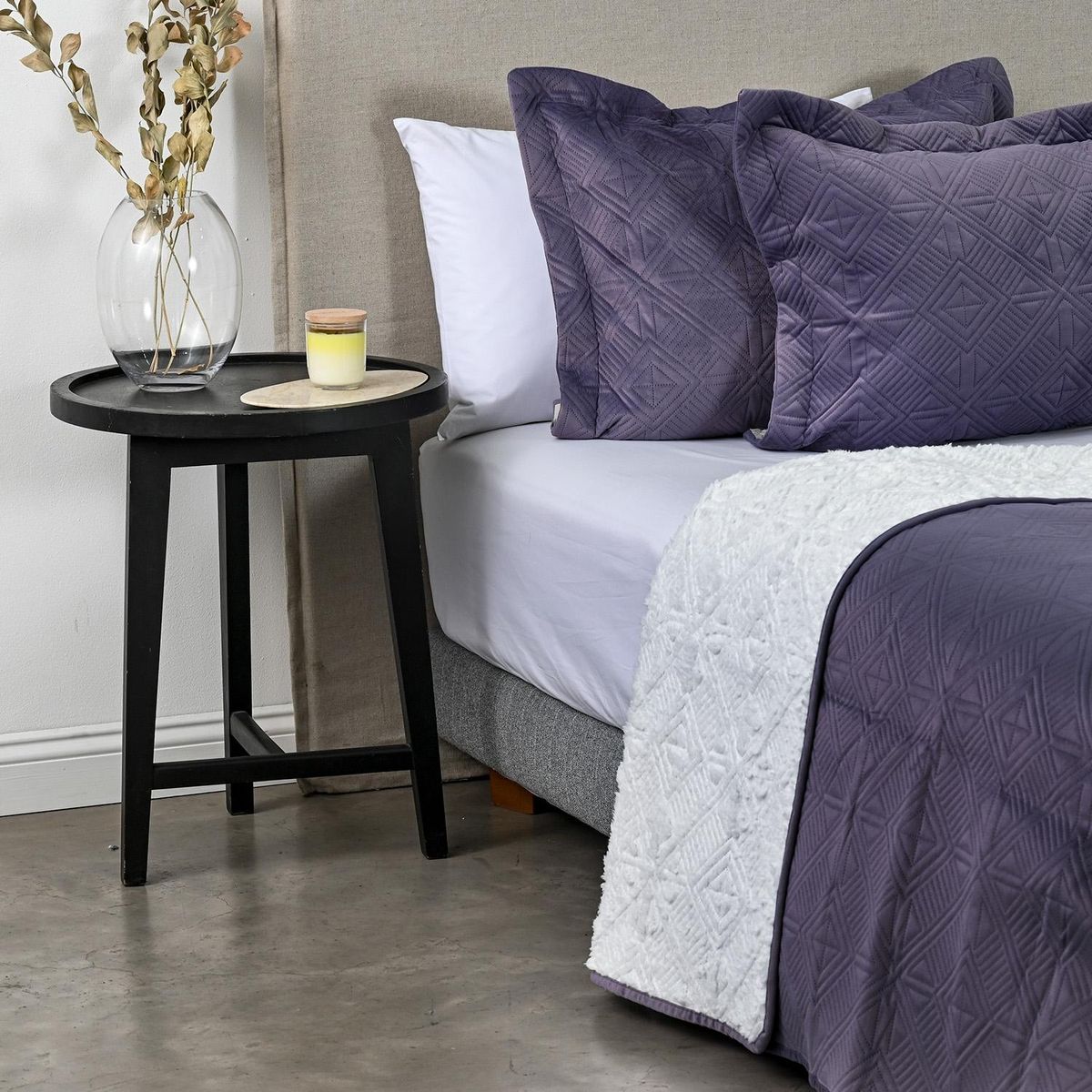 AMERICAN FAMILY - Cubrecama Velvet Sherpa American Family