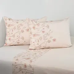 CANNON - Juego De Sábanas 2 Plazas 200 Hilos Elisse