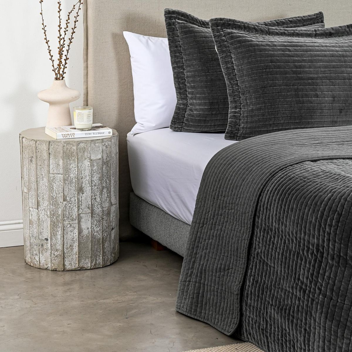 ROYAL SUPREME - Quilt Velvet Marengo Royal Supreme