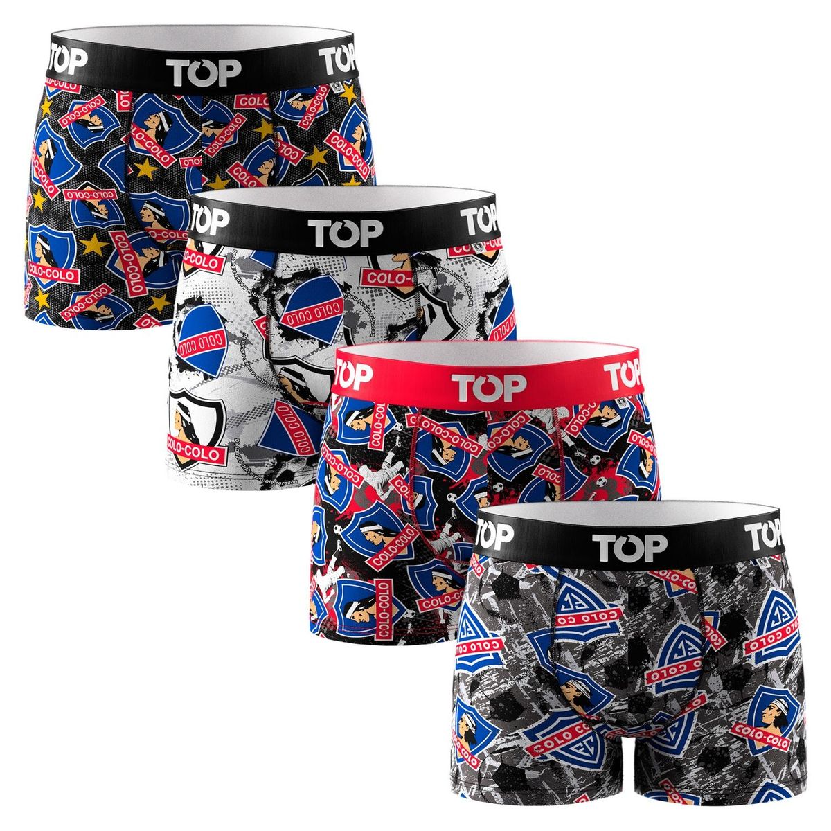 TOP - Pack de 4 Boxer Niño Top