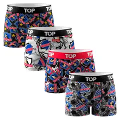 TOP - Pack de 4 Boxer Niño