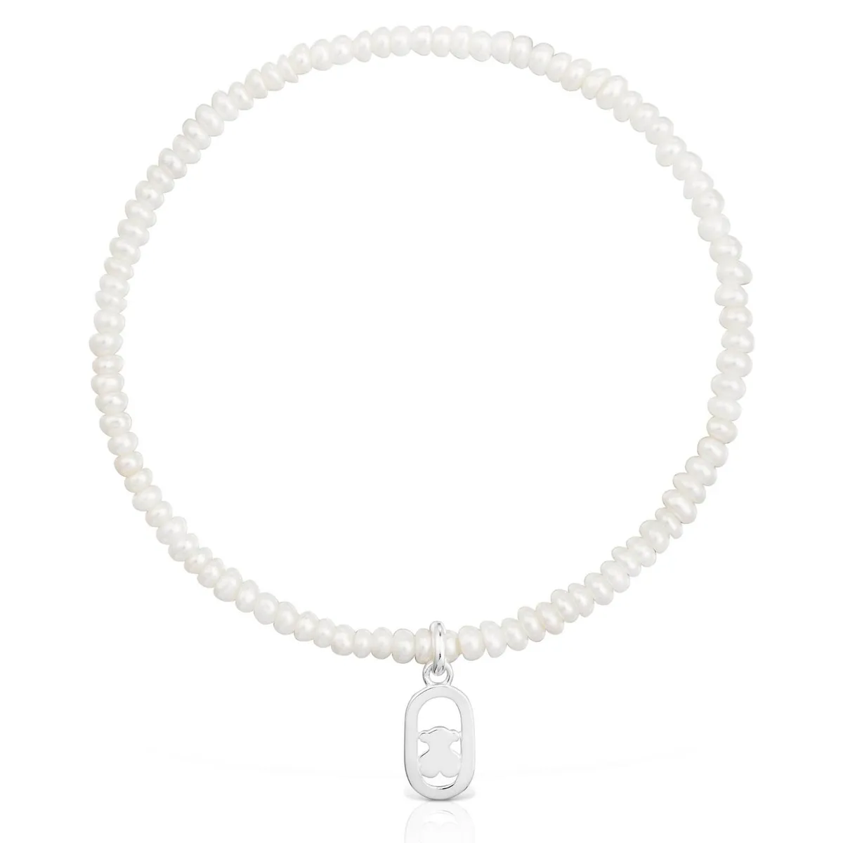 TOUS - Pulsera Elástica de Perlas Cultivadas y Plata Camille Mujer Tous