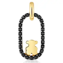 TOUS - Colgante Baño de Oro 18 Kt Sobre Plata y Espinelas Camille Mujer