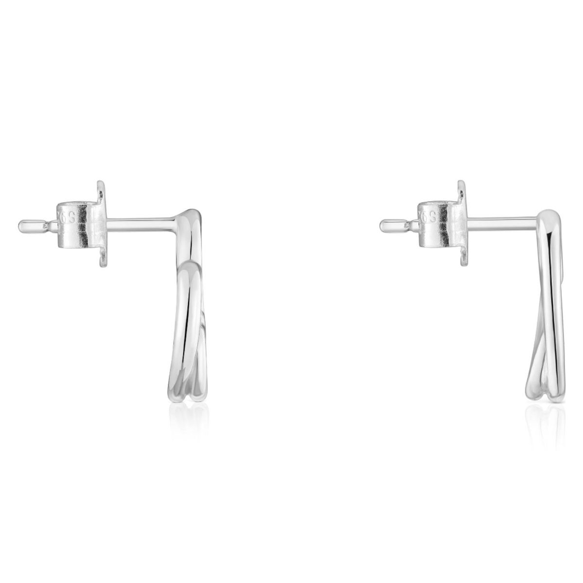 TOUS - Pendientes Silueta de Plata Mujer Tous