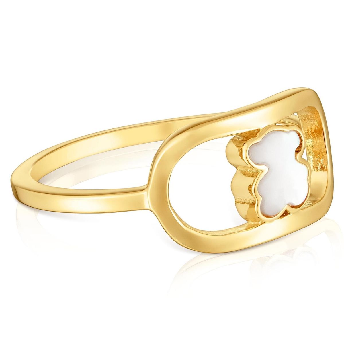 TOUS - Anillo Bañado En Oro Mujer Tous
