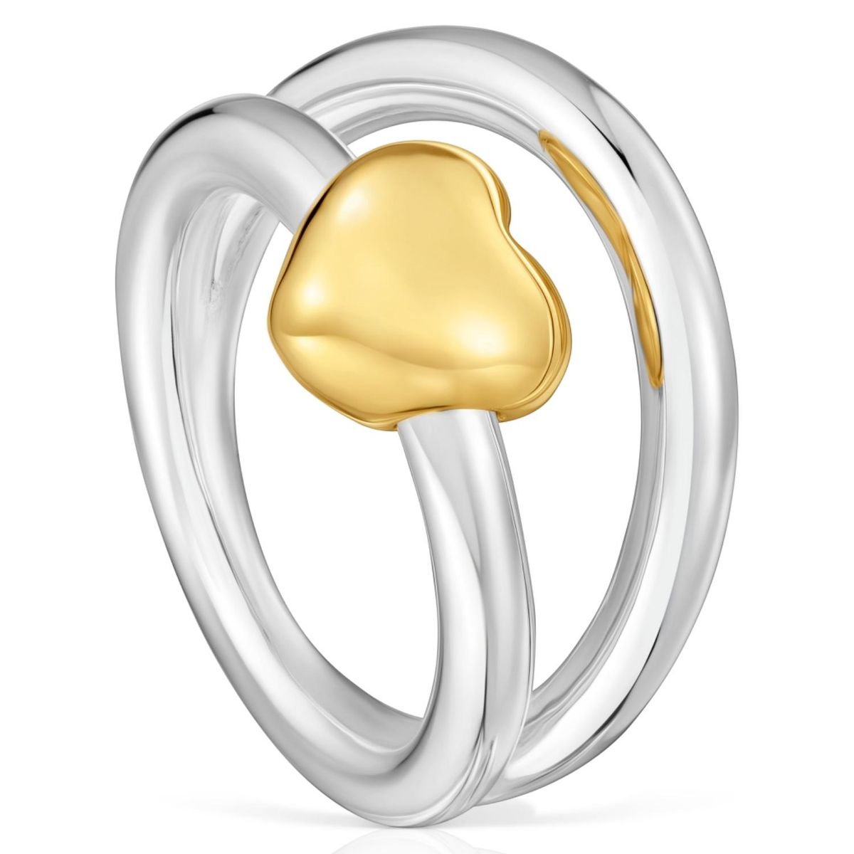 TOUS - Anillo Bañado En Oro Mujer Tous