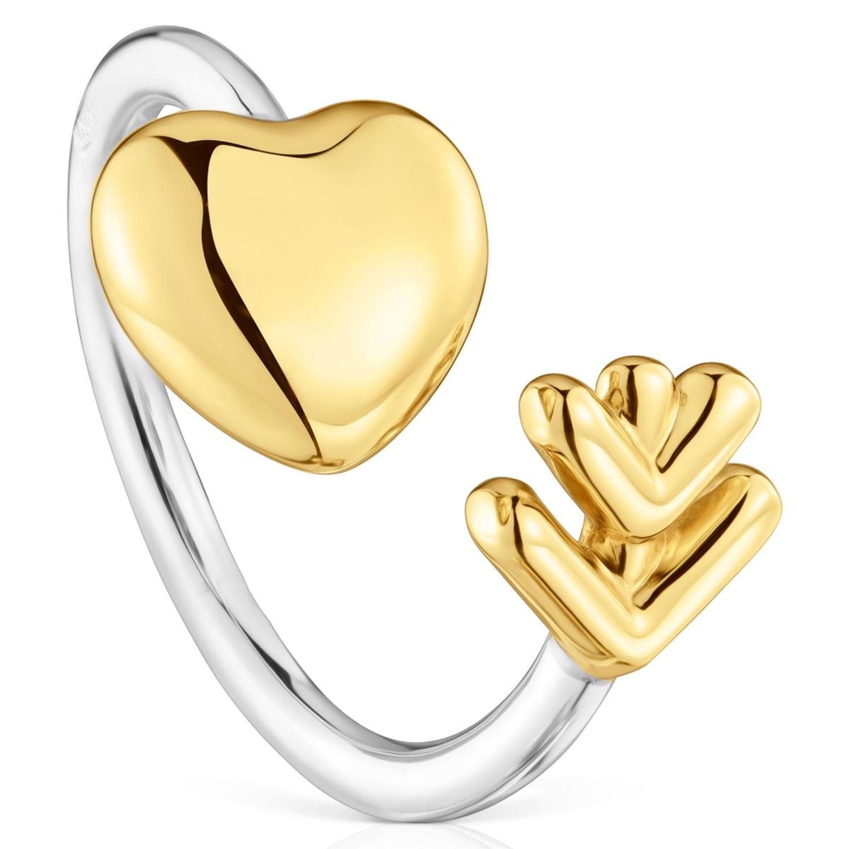 TOUS - Anillo Bañado En Oro Mujer Tous