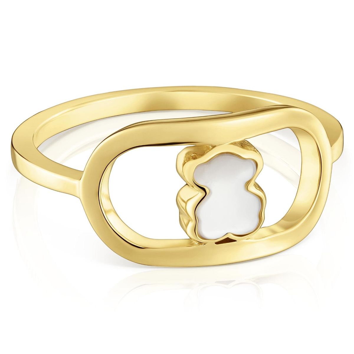 TOUS - Anillo Bañado En Oro Mujer Tous