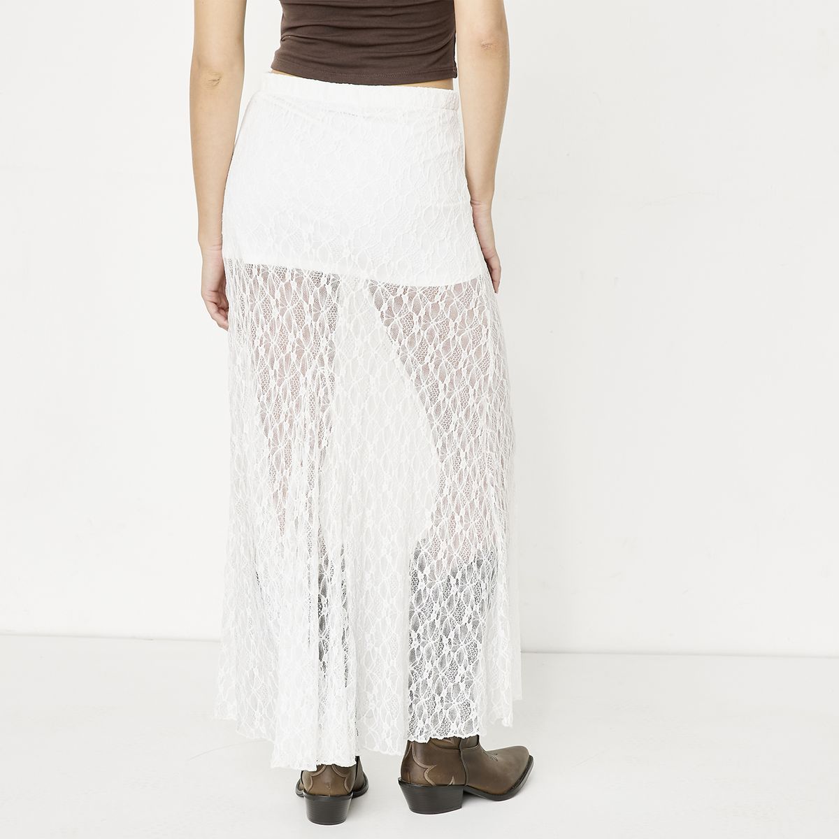 SYBILLA - Falda Acampanada Maxi Mujer Sybilla