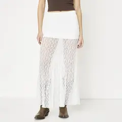 SYBILLA - Falda Acampanada Maxi Mujer