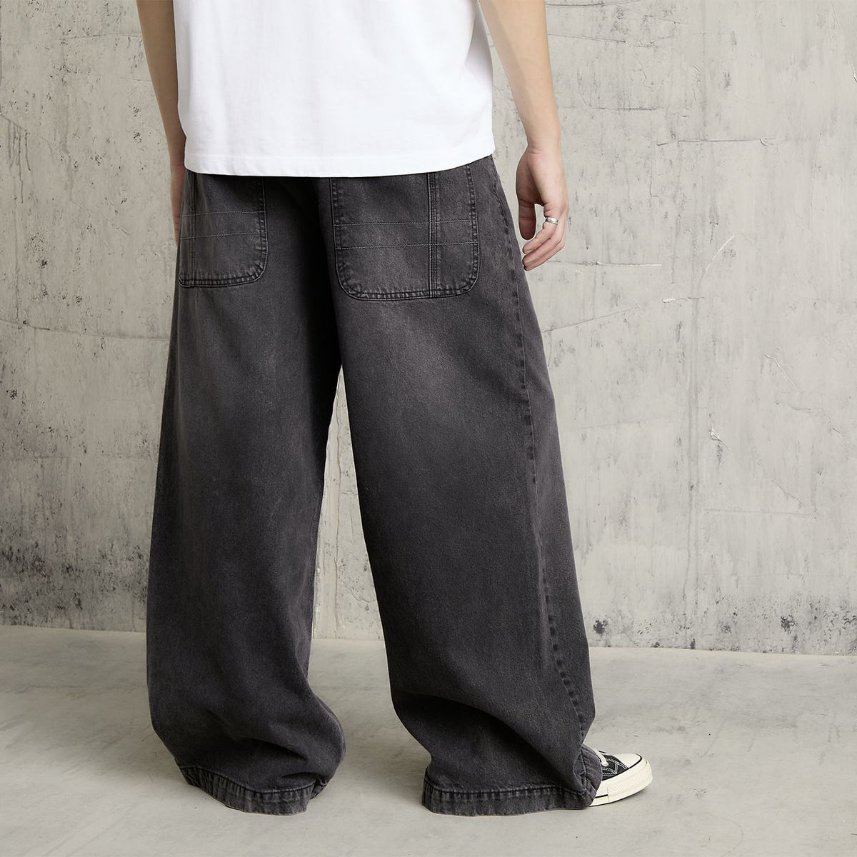 AMERICANINO - Jeans Baggy Tiro Medio Hombre Americanino