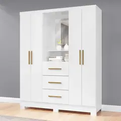 MICA - Clóset 4 Puertas 3 Cajones Versalles