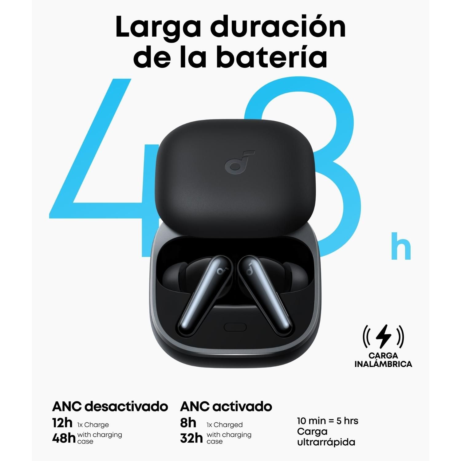 【美品】Anker Soundcore Liberty 5ブラック SOUNDCORE BY ANKER Audífonos TWS ANC Liberty 5 a Soundcore By