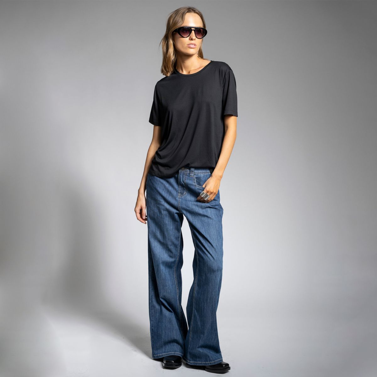 LOLITA LPK - Jeans Recto Tiro Medio Olimpia Azul Mujer Lolita LPK