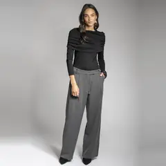 LOLITA LPK - Pantalón Classic Fit Tiro Medio Mujer