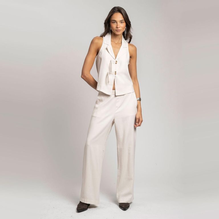 LOLITA LPK Pantalón Nova Crudo Mujer
