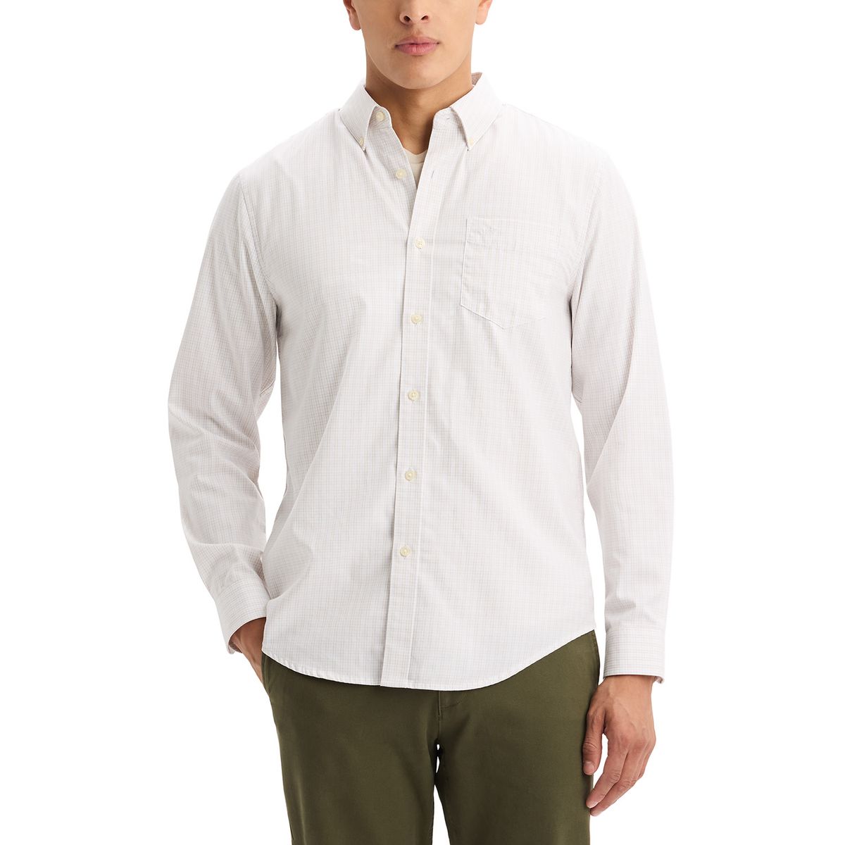 DOCKERS - Camisa Hombre Algodón Dockers