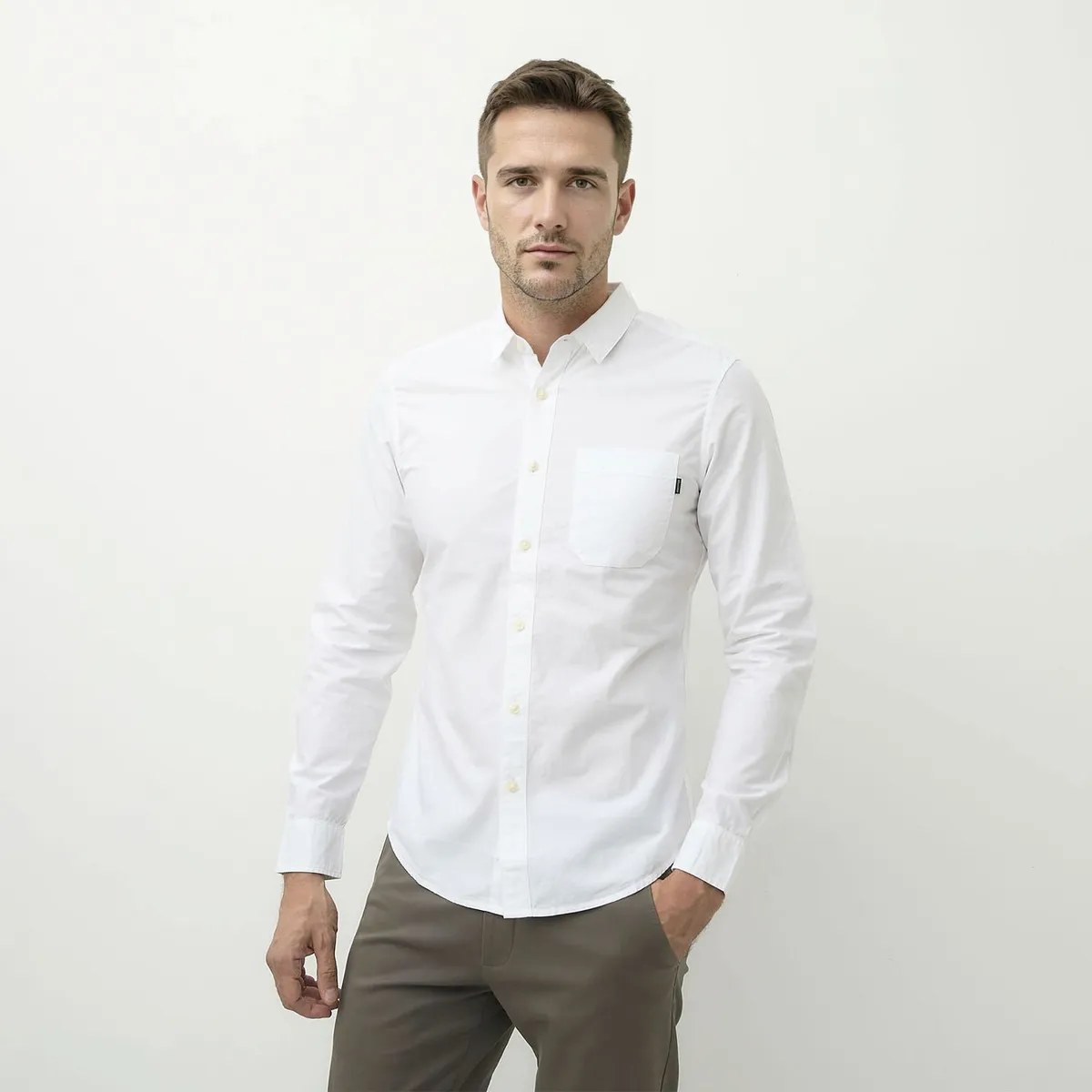 DOCKERS - Camisa Hombre Algodón Dockers