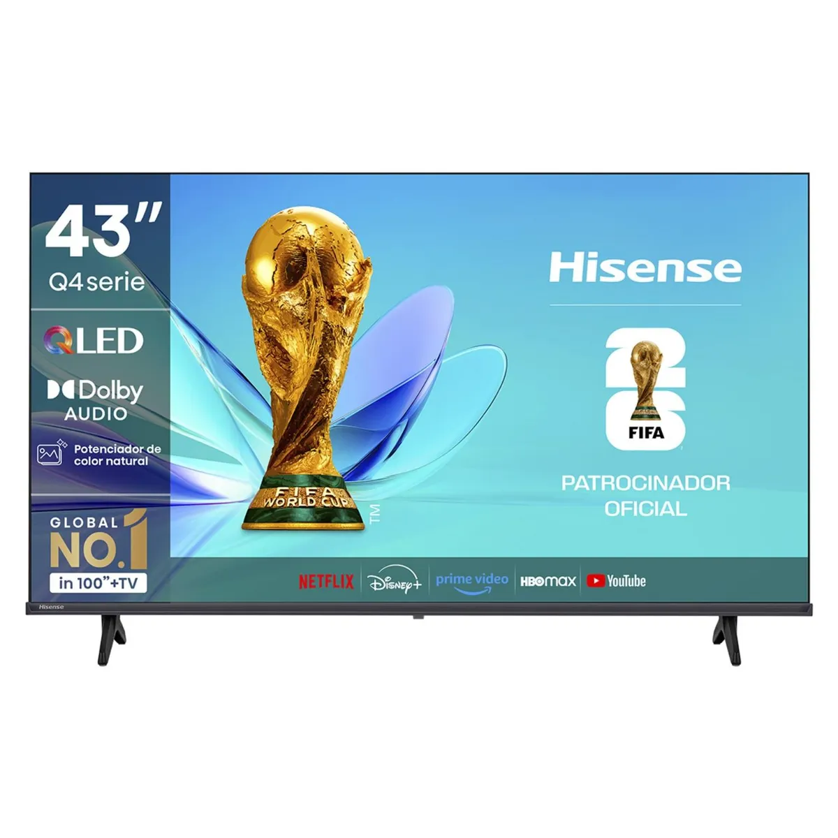 HISENSE - Smart Tv 43" QLED HD 43Q4SV Hisense