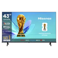HISENSE - Smart Tv QLED 43" 43Q4SV FHD