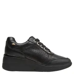 16 HRS - Zapatilla Urbana Mujer Cuero Negro