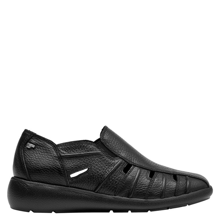 Zapato Casual Mujer Cuero Negro