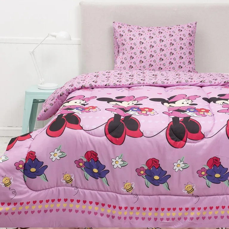 Plumón 1.5 Plazas Minnie Flores