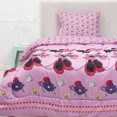 DISNEY - Plumón 1.5 Plazas Minnie Flores