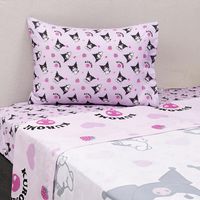Juego De Sábanas Infantiles 1.5 Plazas Kuromi Frutillas