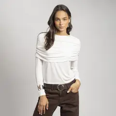 LOLITA LPK - Polera Elsie Blanco Mujer