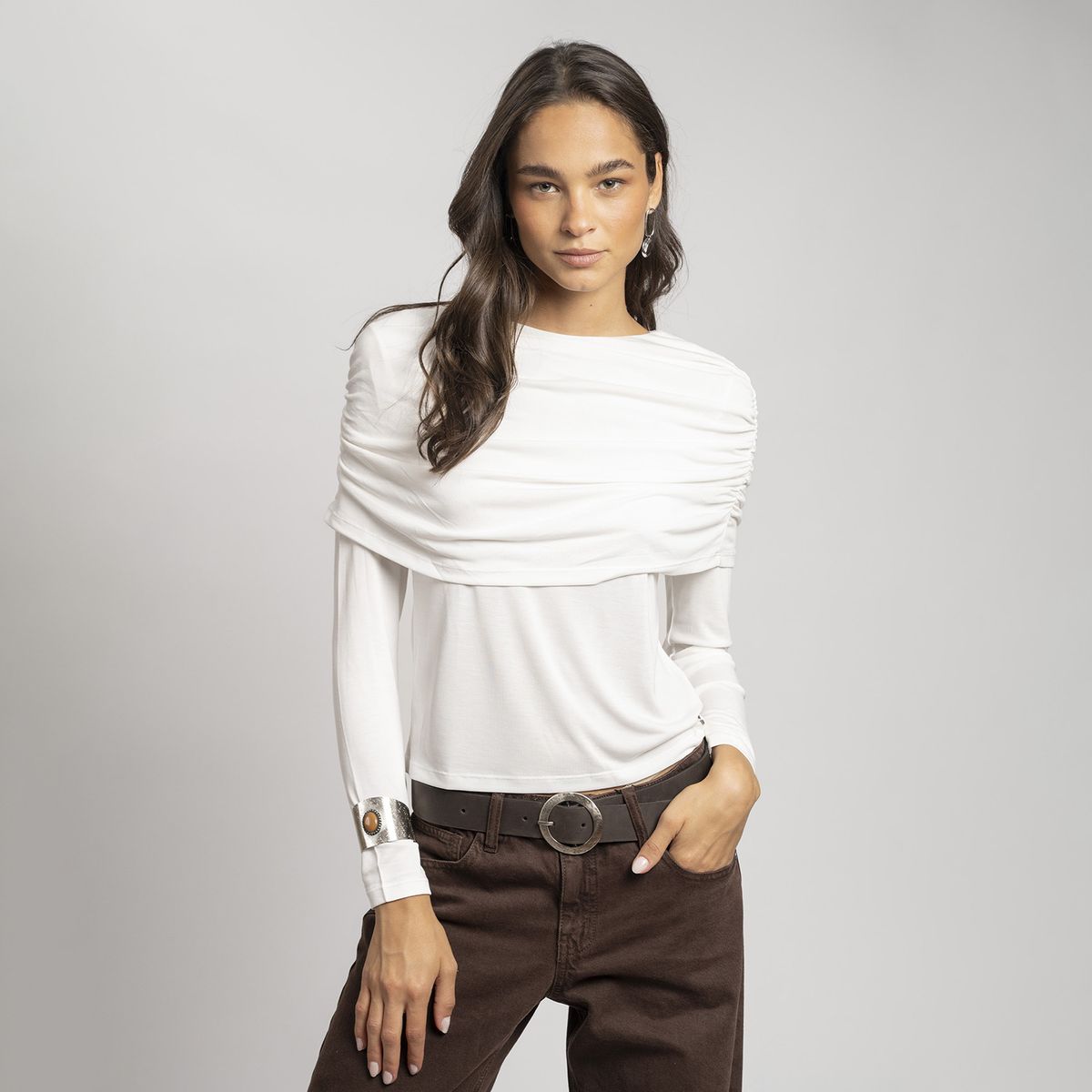 LOLITA LPK - Polera Elsie Blanco Mujer Lolita LPK