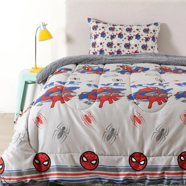 Plumón Sherpa 1.5 Plazas Spiderman