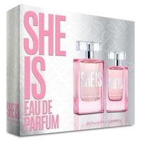 Set Perfume Mujer She Is EDP + Miniatura