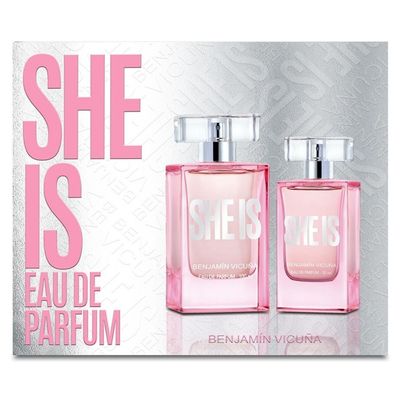 Imagen 2 del producto Set Perfume Mujer She Is EDP + Miniatura