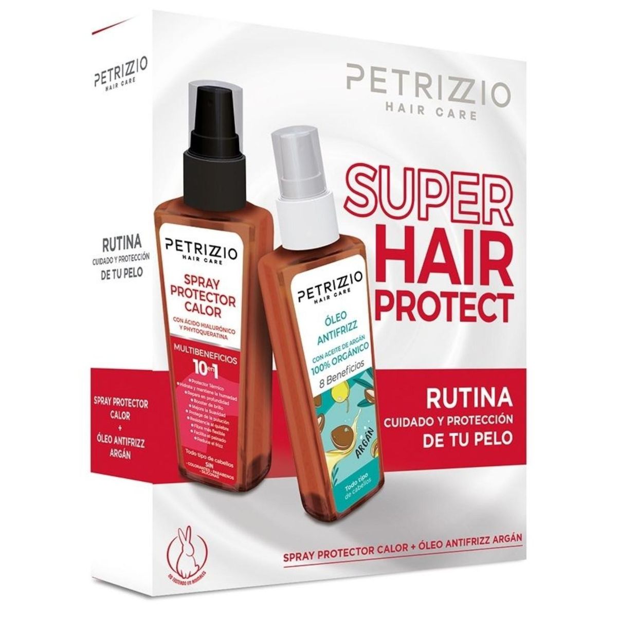 PETRIZZIO - Set Super Hair Protect Óleo + Protector de calor Petrizzio