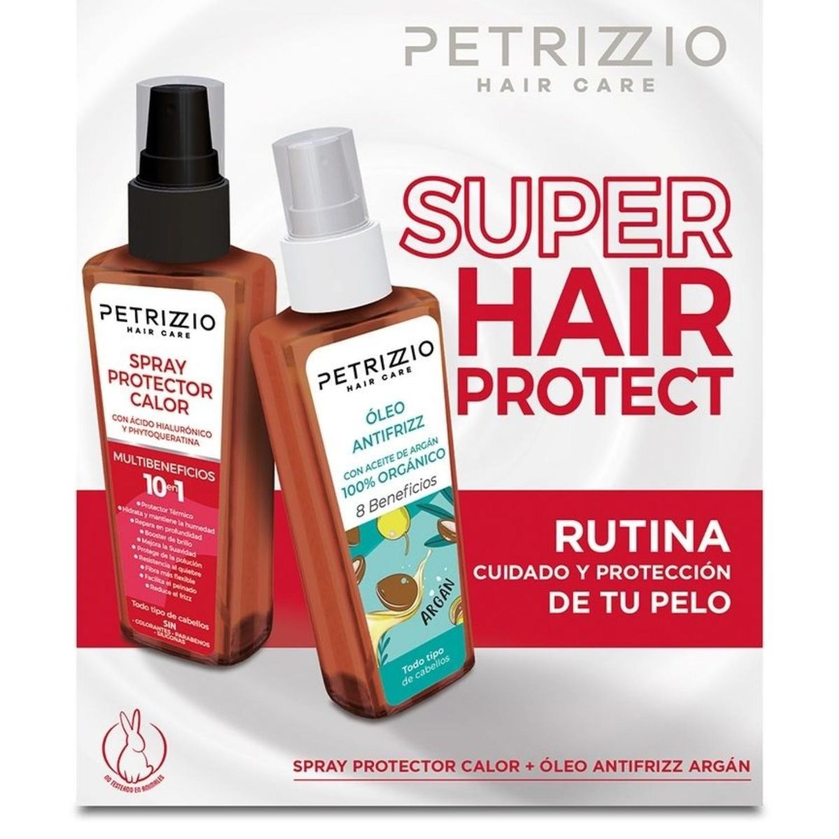 PETRIZZIO - Set Super Hair Protect Óleo + Protector de calor Petrizzio