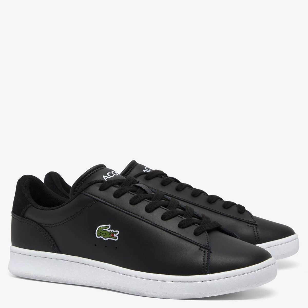 LACOSTE - Zapatilla Urbana Hombre Cuero Negro Lacoste