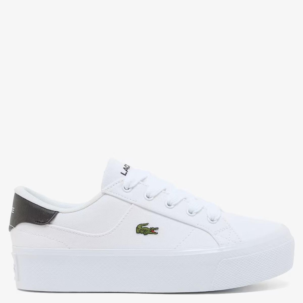 LACOSTE - Zapatilla Urbana Mujer Cuero Blanco Lacoste