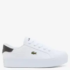 LACOSTE - Zapatilla Urbana Mujer Cuero Blanco