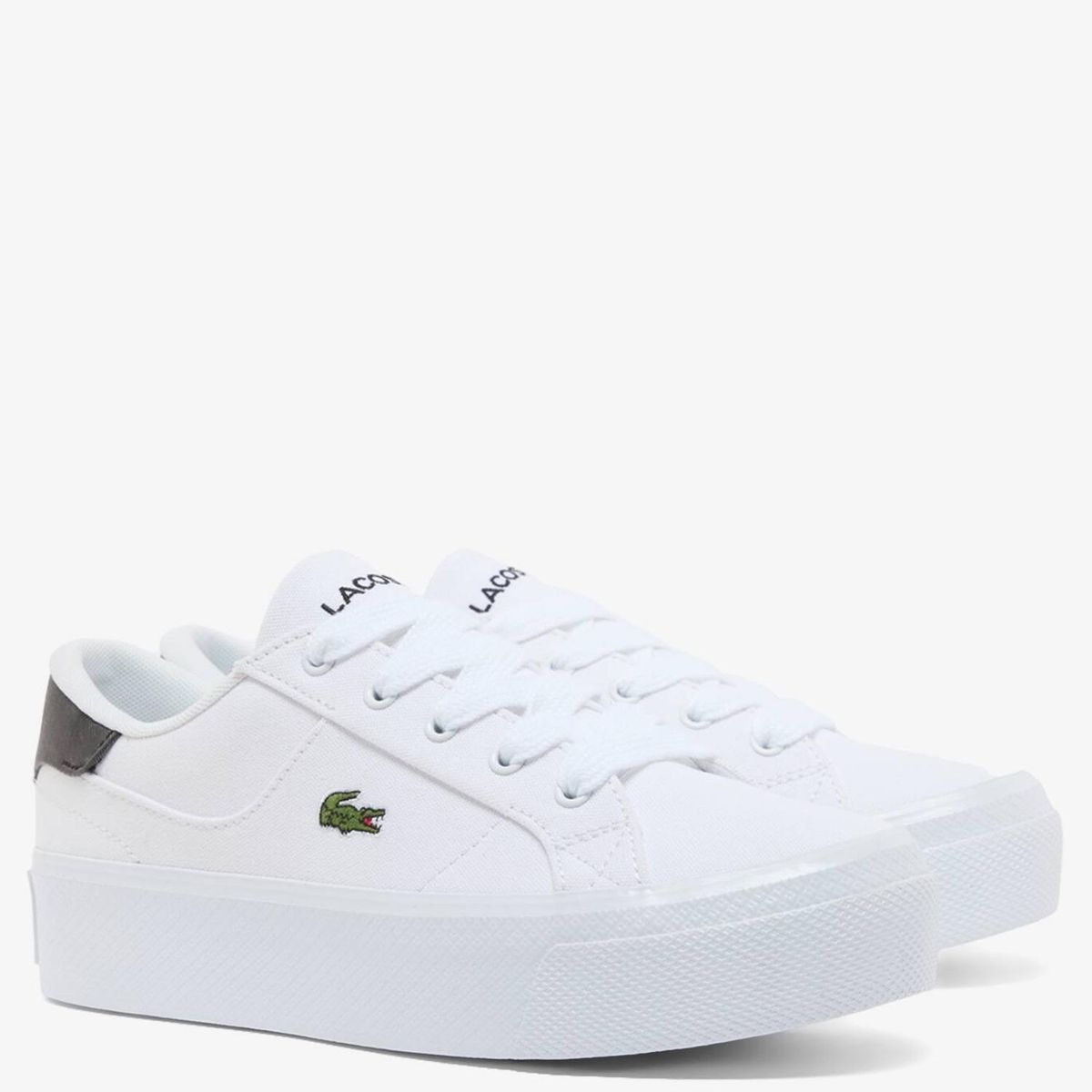 LACOSTE - Zapatilla Urbana Mujer Cuero Blanco Lacoste