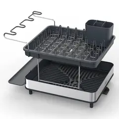 JOSEPH JOSEPH - Secaplatos 2 Niveles Excel 46,5X31,9 Cm Steel