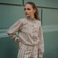 ROSSAMOLA - Blusa Algodón Mujer