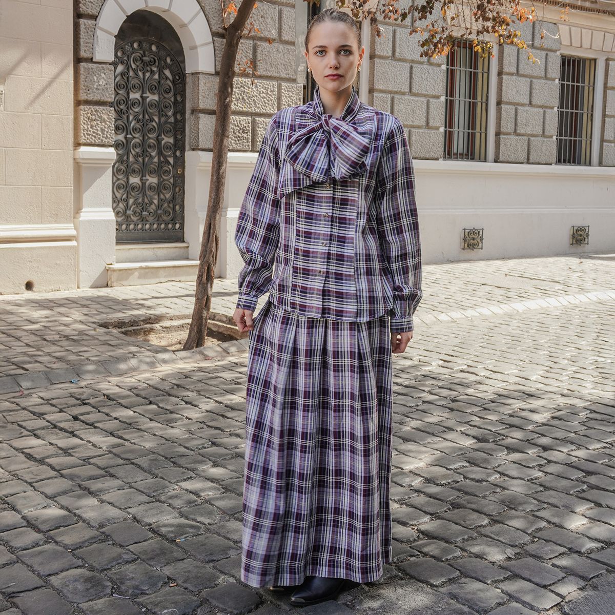 ROSSAMOLA - Falda San Sebastian Maxi 100% Algodón Mujer Rossamola