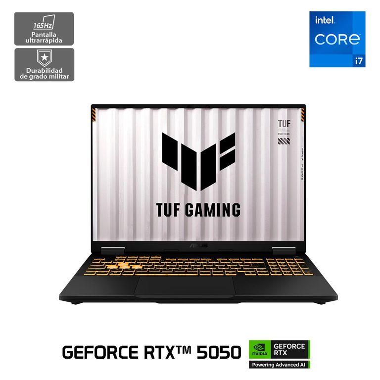 Notebook TUF Gaming F16 FX608 Intel Core i7 NVIDIA RTX 5050 32GB RAM 1TB 16” FHD+ 165Hz